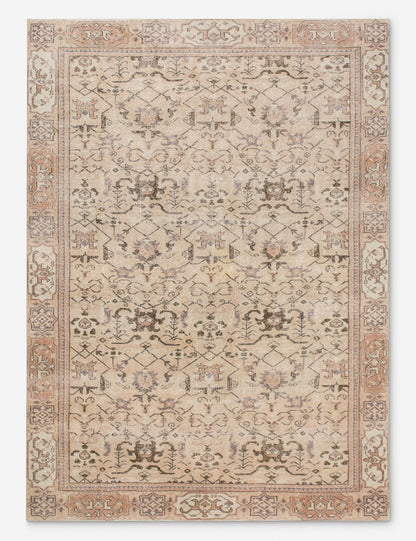 Vintage Turkish Hand-Knotted Wool Rug No. 539, 6'4" x 10'