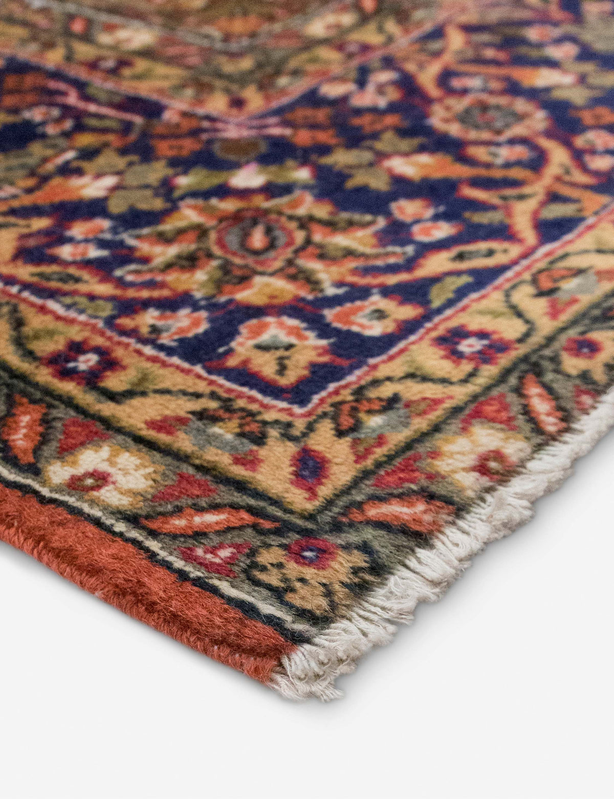 Vintage Turkish Hand-Knotted Wool Rug No. 540, 6'8" x 10'