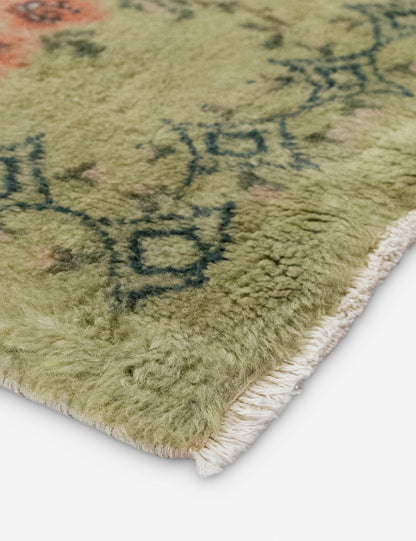 Vintage Turkish Hand-Knotted Wool Rug No. 543, 6'10" x 11'8"