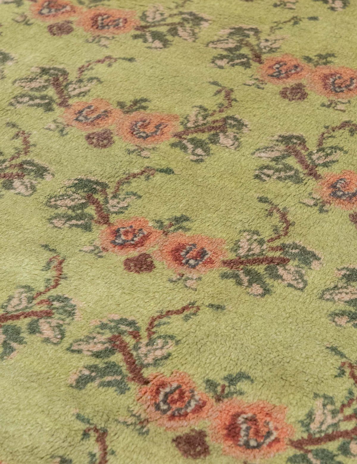 Vintage Turkish Hand-Knotted Wool Rug No. 543, 6'10" x 11'8"