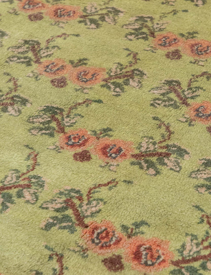 Vintage Turkish Hand-Knotted Wool Rug No. 543, 6'10" x 11'8"