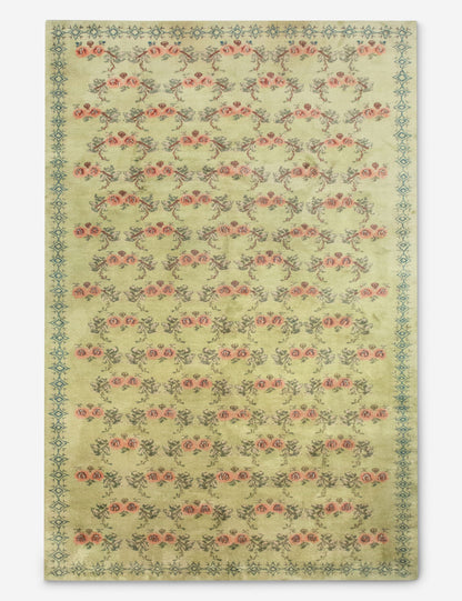 Vintage Turkish Hand-Knotted Wool Rug No. 543, 6'10" x 11'8"
