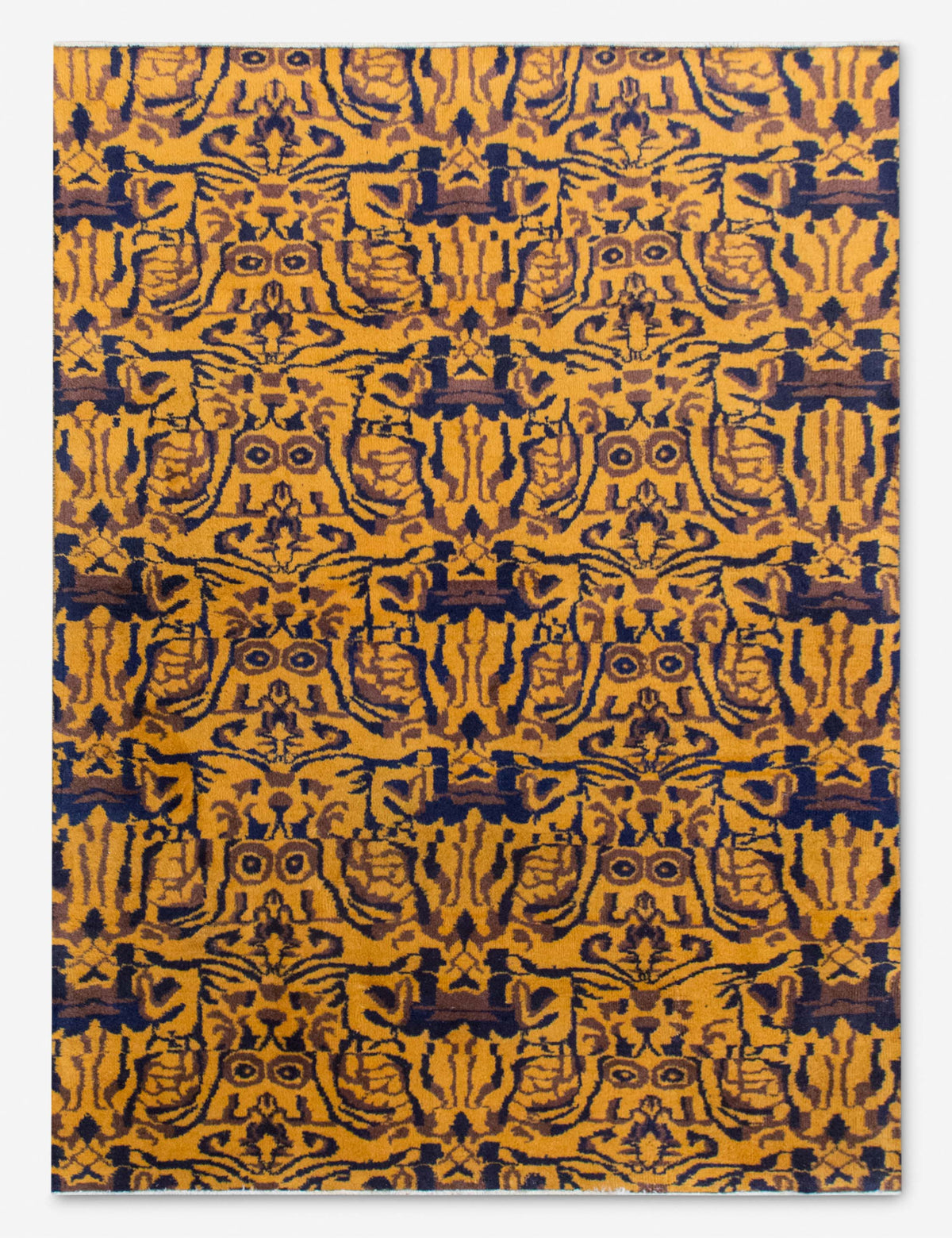 Vintage Turkish Hand-Knotted Wool Rug No. 544, 4'9" x 6'7"