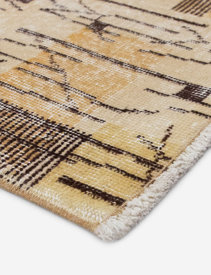 Vintage Turkish Hand-Knotted Wool Rug No. 545, 4'9" x 8'4"