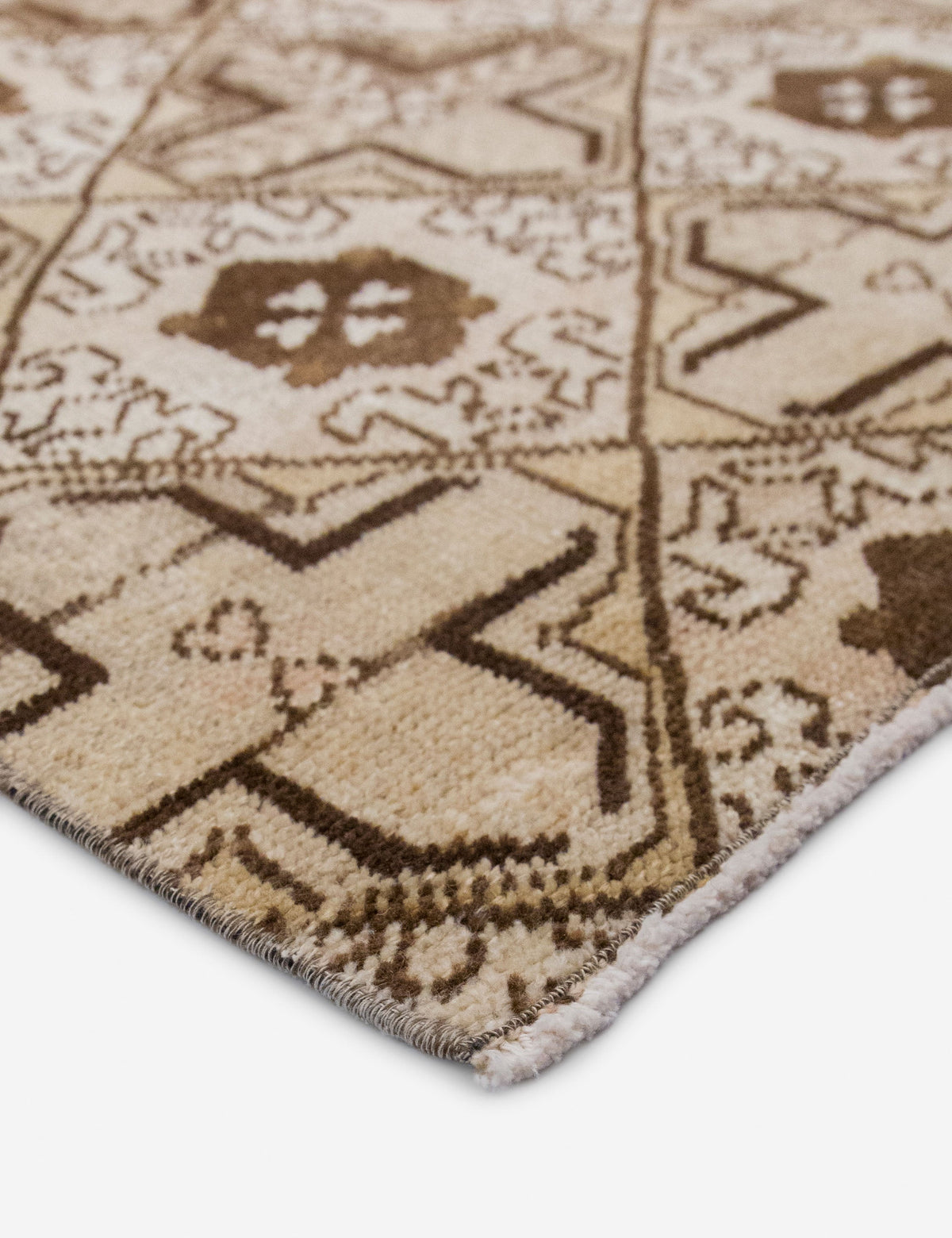Vintage Turkish Hand-Knotted Wool Rug No. 547, 4'5" x 6'8"