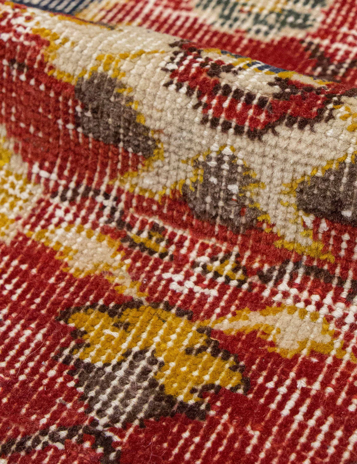 Vintage Turkish Hand-Knotted Wool Rug No. 548, 4'10" x 7'9"