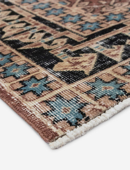 Vintage Turkish Hand-Knotted Wool Rug No. 549, 4' x 6'9"