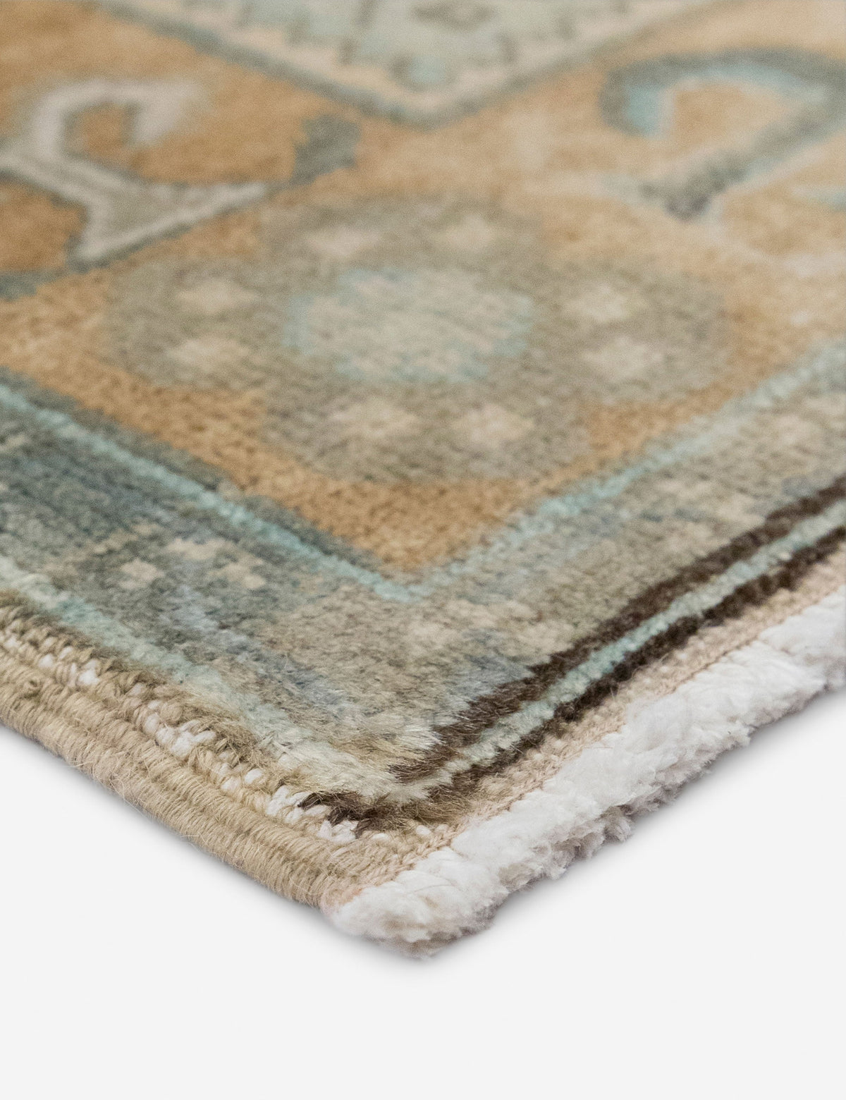 Vintage Turkish Hand-Knotted Wool Rug No. 550, 4'10" x 7'4"