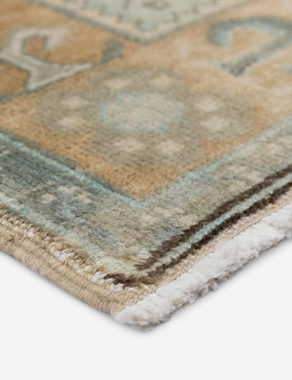 Vintage Turkish Hand-Knotted Wool Rug No. 550, 4'10" x 7'4"