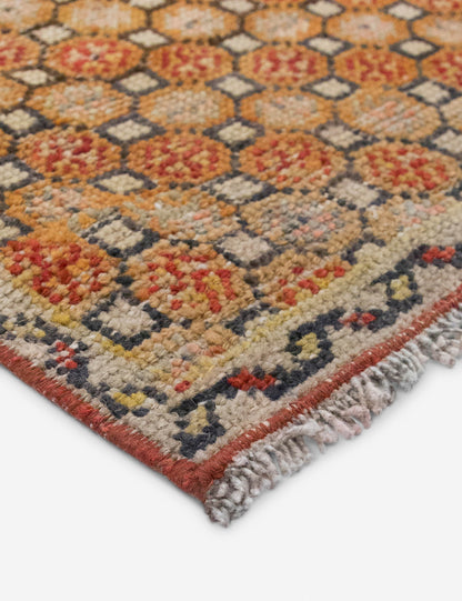 Vintage Turkish Hand-Knotted Wool Rug No. 551, 3' x 5'5"