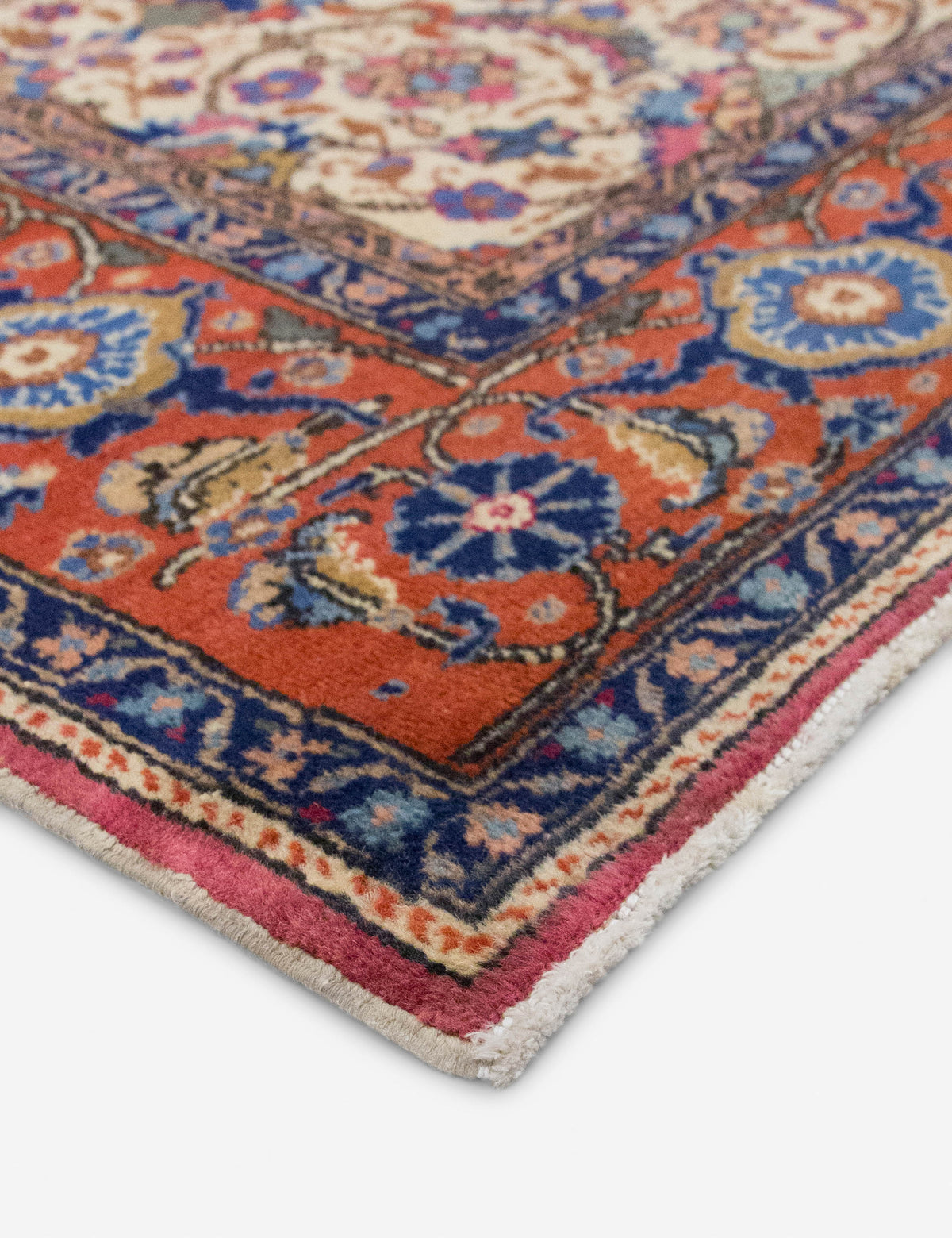 Vintage Turkish Hand-Knotted Wool Rug No. 552, 3'9" x 5'8"
