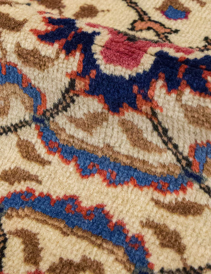 Vintage Turkish Hand-Knotted Wool Rug No. 552, 3'9" x 5'8"