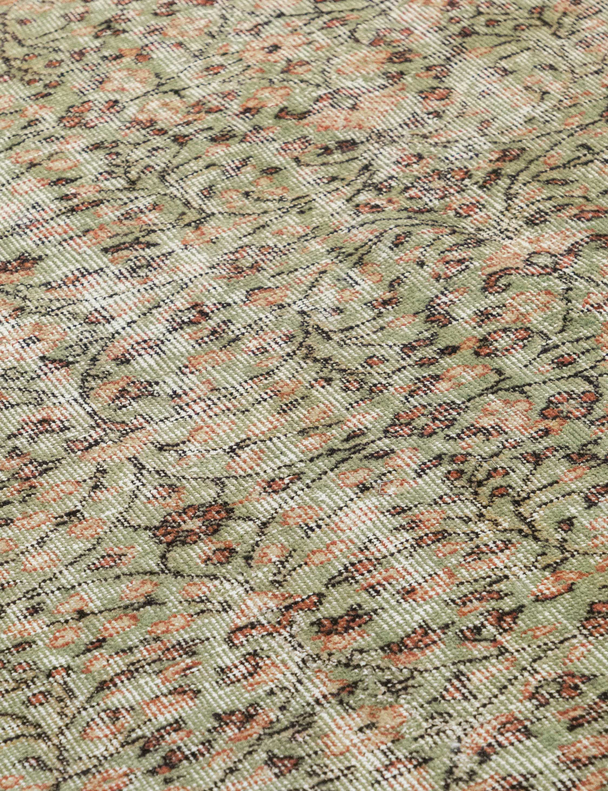 Vintage Turkish Hand-Knotted Wool Rug No. 556, 6' x 8'9"