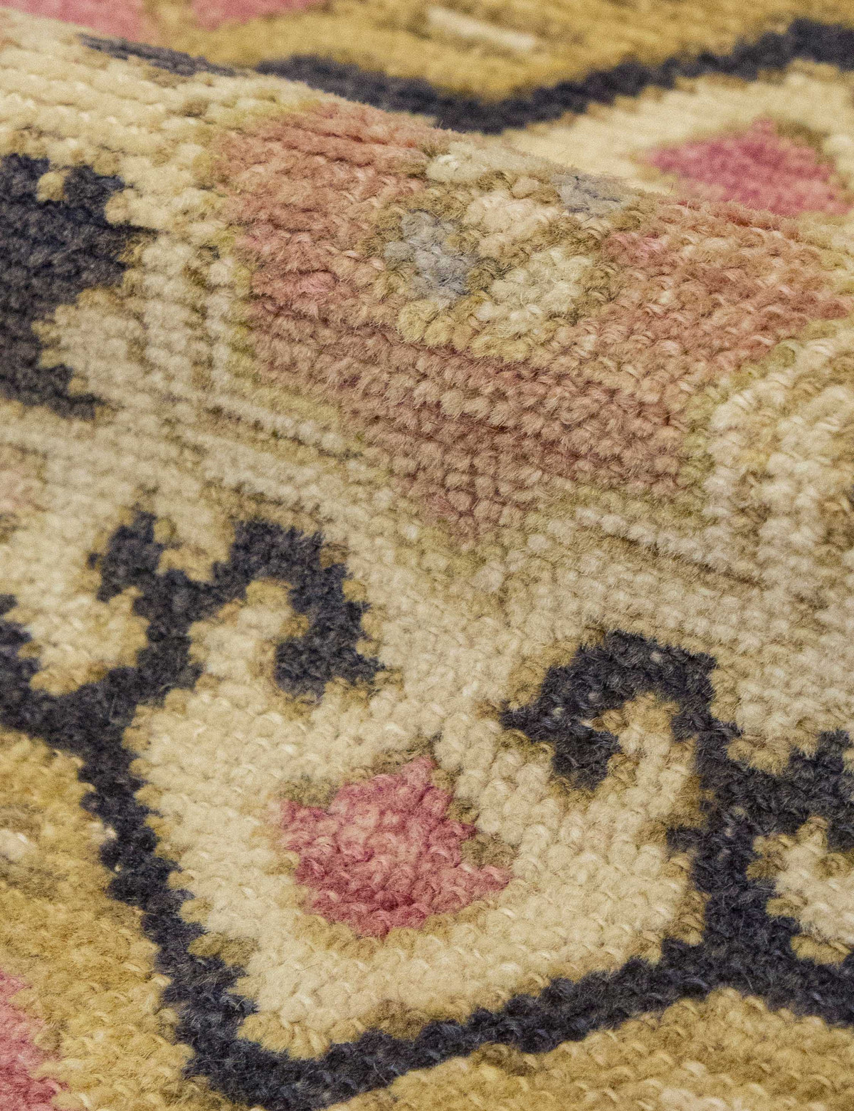 Vintage Turkish Hand-Knotted Wool Rug No. 557, 4'5" x 8'9"