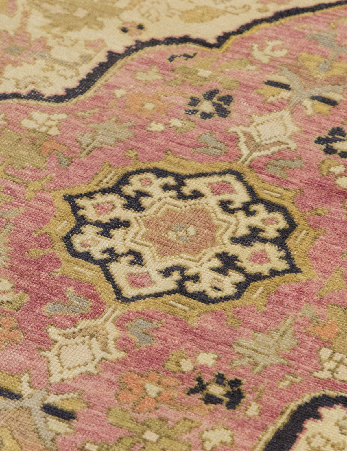 Vintage Turkish Hand-Knotted Wool Rug No. 557, 4'5" x 8'9"