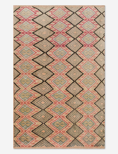 Vintage Turkish Hand-Knotted Wool Rug No. 558, 3'7" x 5'9"
