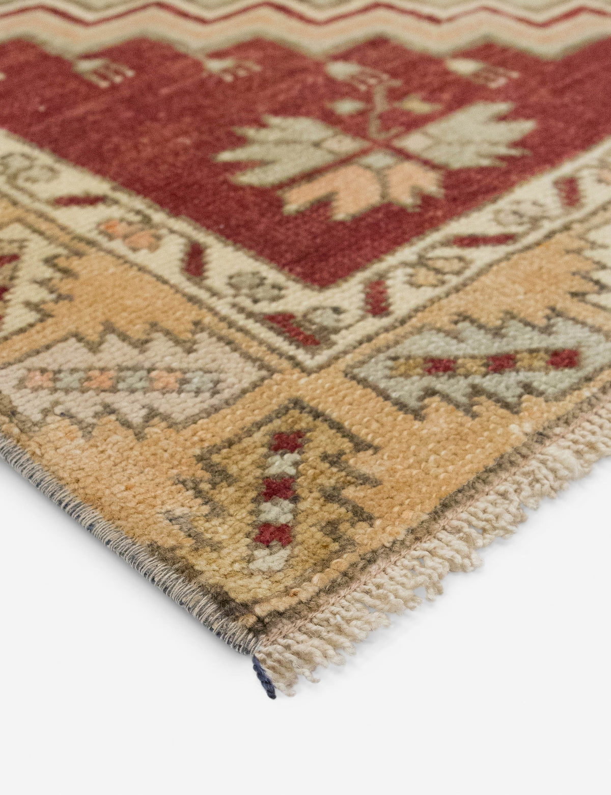 Vintage Turkish Hand-Knotted Wool Rug No. 559, 2'8" x 5'7"
