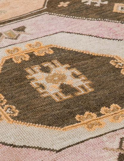 Vintage Turkish Hand-Knotted Wool Runner Rug No. 297, 4'9" x 12'3"