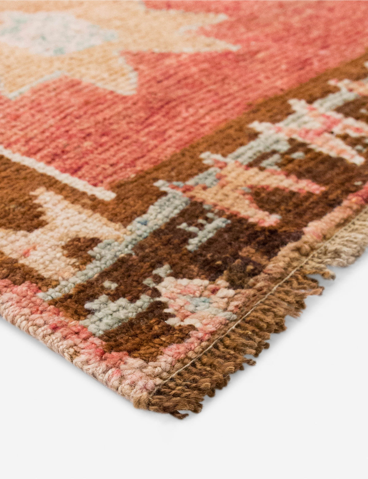 Vintage Turkish Hand-Knotted Wool Runner Rug No. 298, 5'9" x 12'5"