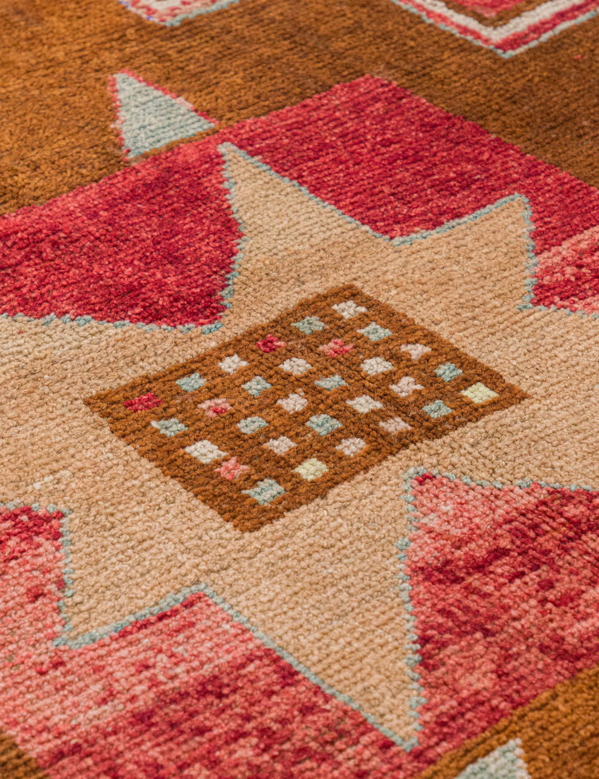 Vintage Turkish Hand-Knotted Wool Runner Rug No. 298, 5'9" x 12'5"
