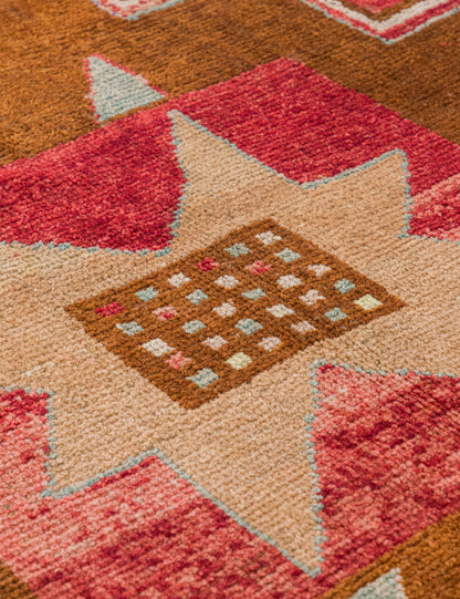 Vintage Turkish Hand-Knotted Wool Runner Rug No. 298, 5'9" x 12'5"