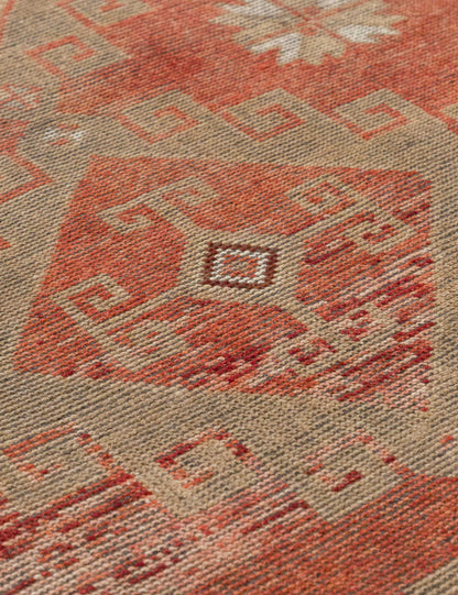 Vintage Turkish Hand-Knotted Wool Runner Rug No. 301, 4' x 11'5"