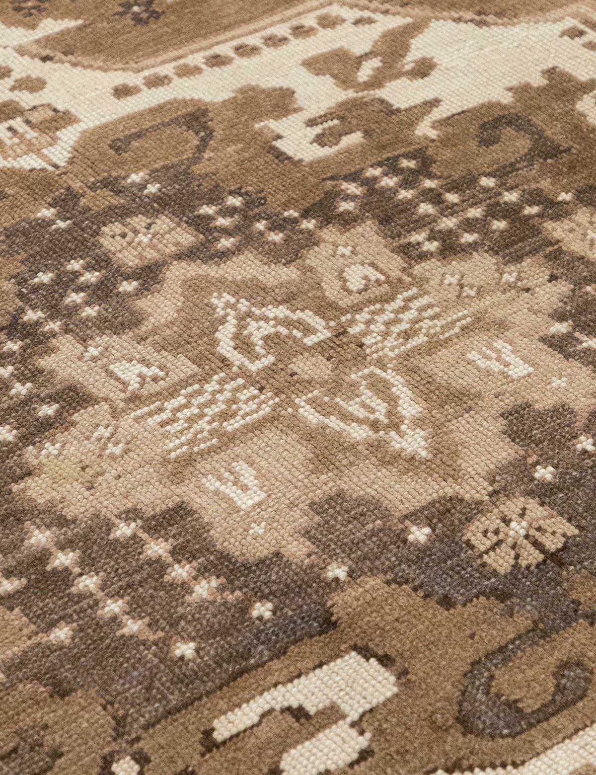 Vintage Turkish Hand-Knotted Wool Rug No. 560, 7'11" x 9'7"