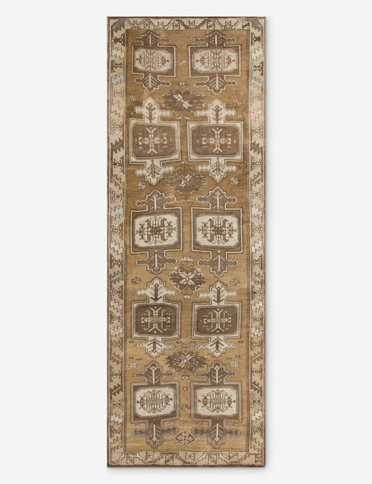 Vintage Turkish Hand-Knotted Wool Runner Rug No. 303, 4'7" x 12'7"