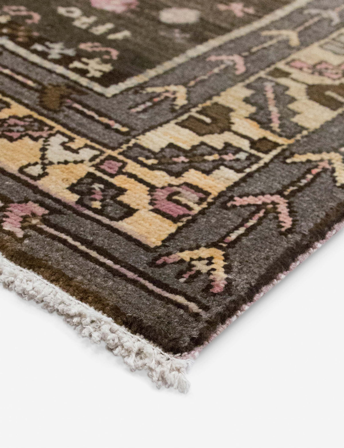 Vintage Turkish Hand-Knotted Wool Runner Rug No. 304, 4'6" x 13'9"
