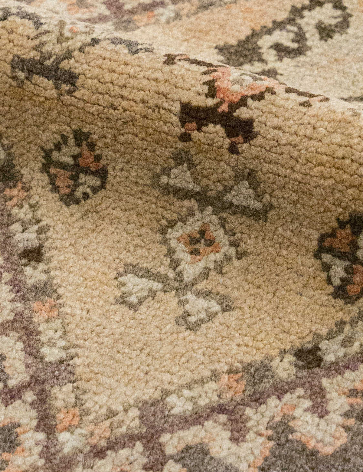 Vintage Turkish Hand-Knotted Wool Runner Rug No. 304, 4'6" x 13'9"