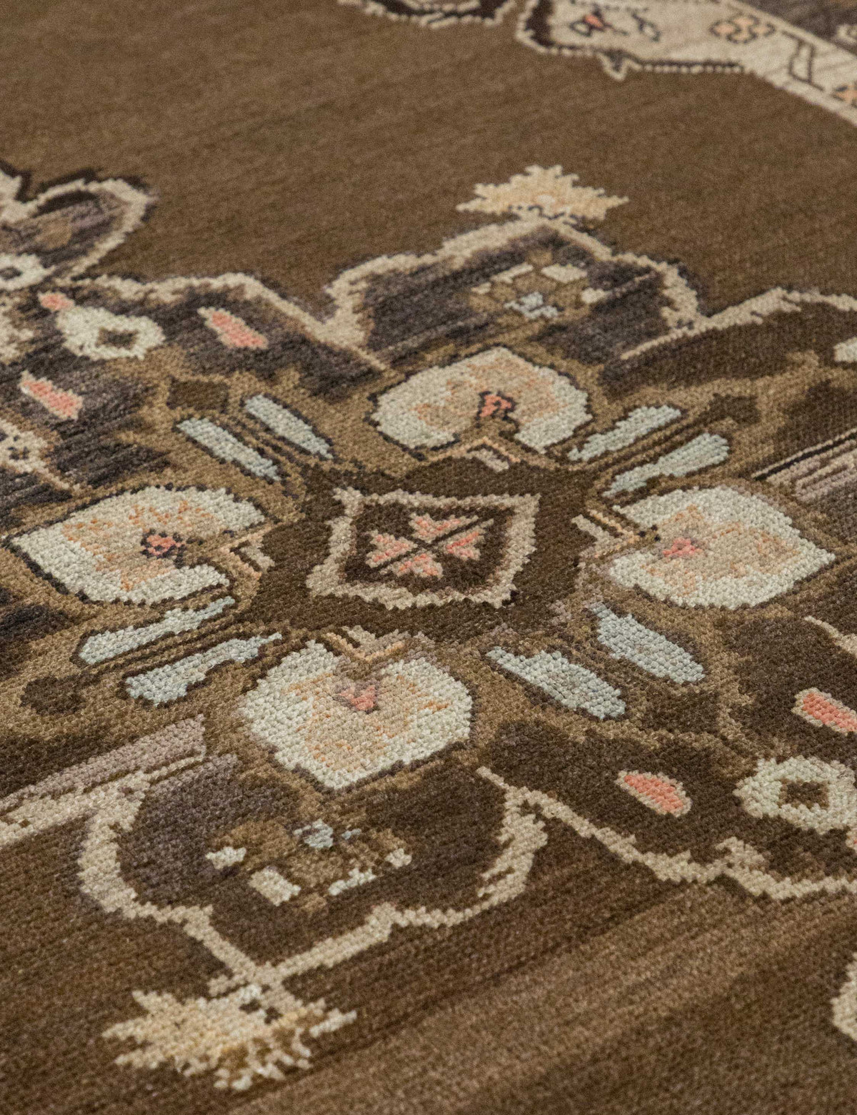 Vintage Turkish Hand-Knotted Wool Rug No. 561, 4'8" x 7'5"