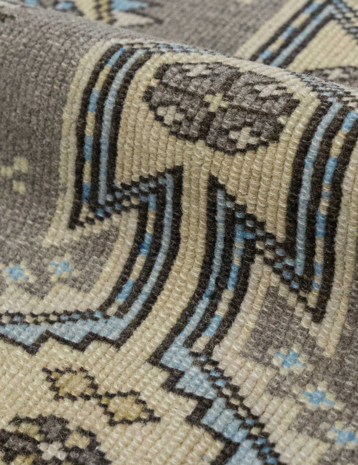 Vintage Turkish Hand-Knotted Wool Rug No. 563, 4'6" x 6'2"