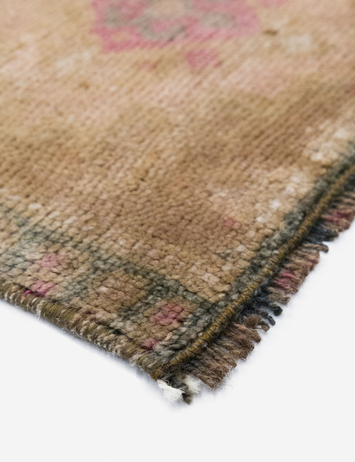 Vintage Turkish Hand-Knotted Wool Mini Rug No. 308, 1'4" x 2'