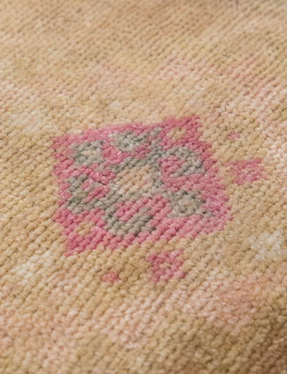 Vintage Turkish Hand-Knotted Wool Mini Rug No. 308, 1'4" x 2'