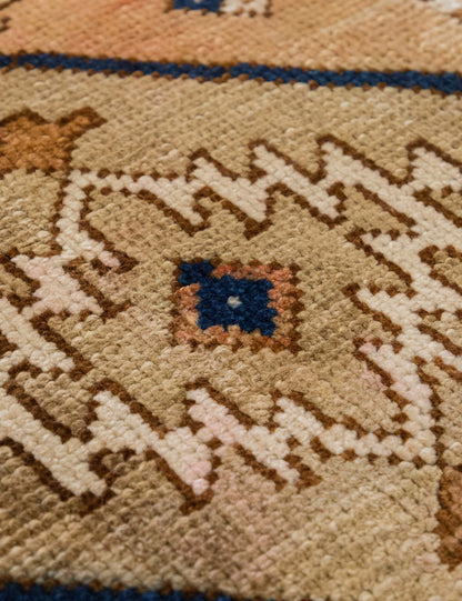 Vintage Turkish Hand-Knotted Wool Mini Rug No. 310, 1'5" x 2'2"