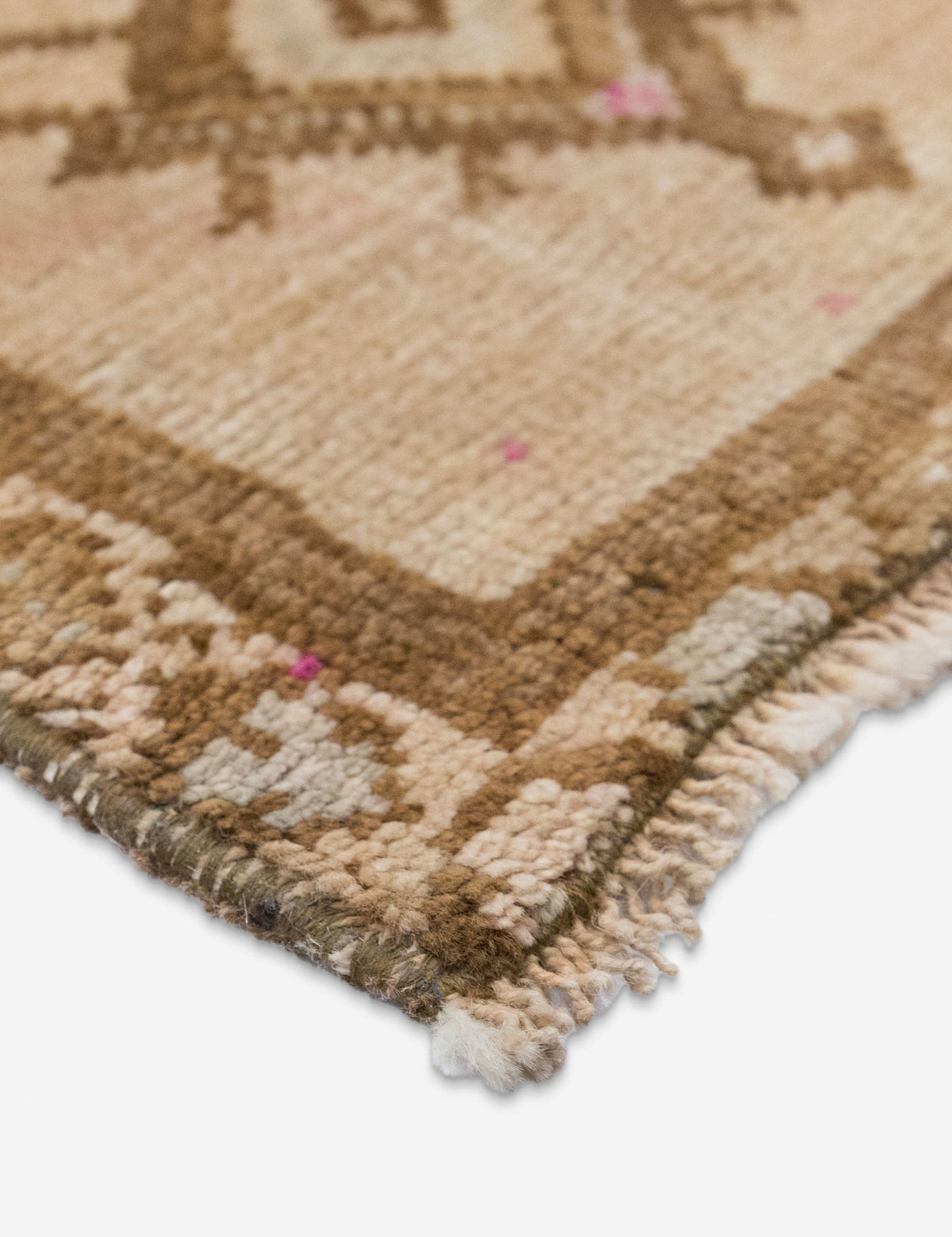 Vintage Turkish Hand-Knotted Wool Mini Rug No. 311, 1'5" x 3'2"