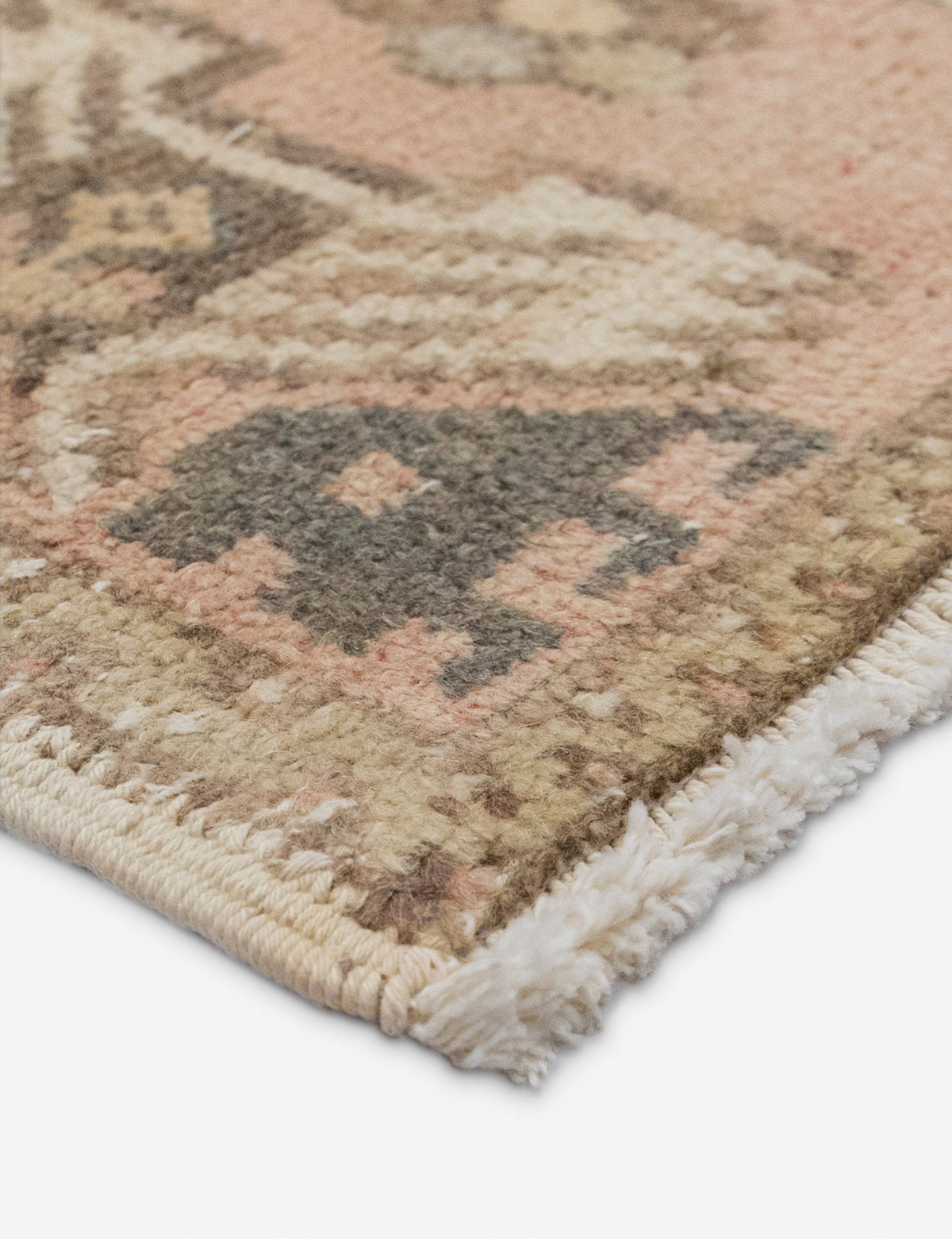 Vintage Turkish Hand-Knotted Wool Mini Rug No. 314, 1'6" x 2'9"