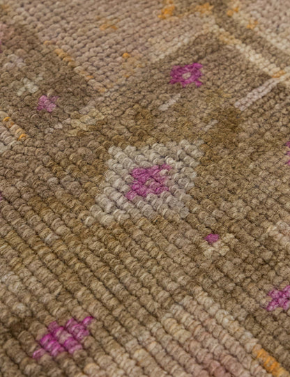 Vintage Turkish Hand-Knotted Wool Mini Rug No. 315, 1'6" x 3'3"