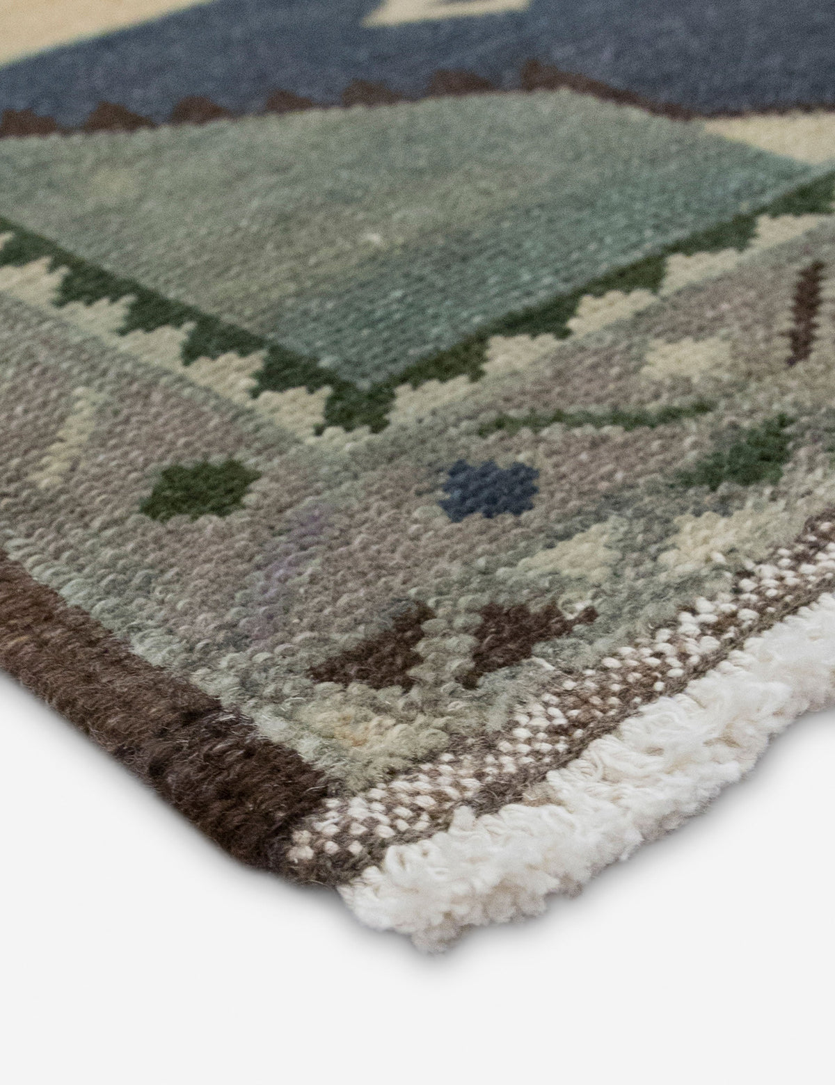 Vintage Turkish Hand-Knotted Wool Mini Rug No. 316, 1'6" x 3'2"