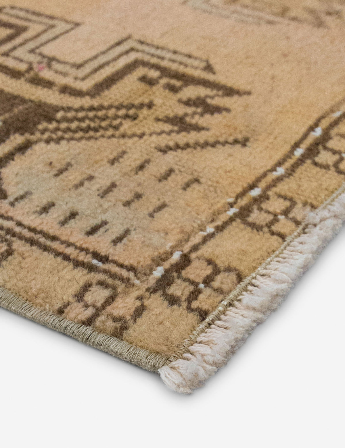 Vintage Turkish Hand-Knotted Wool Mini Rug No. 317, 1'6" x 3'4"