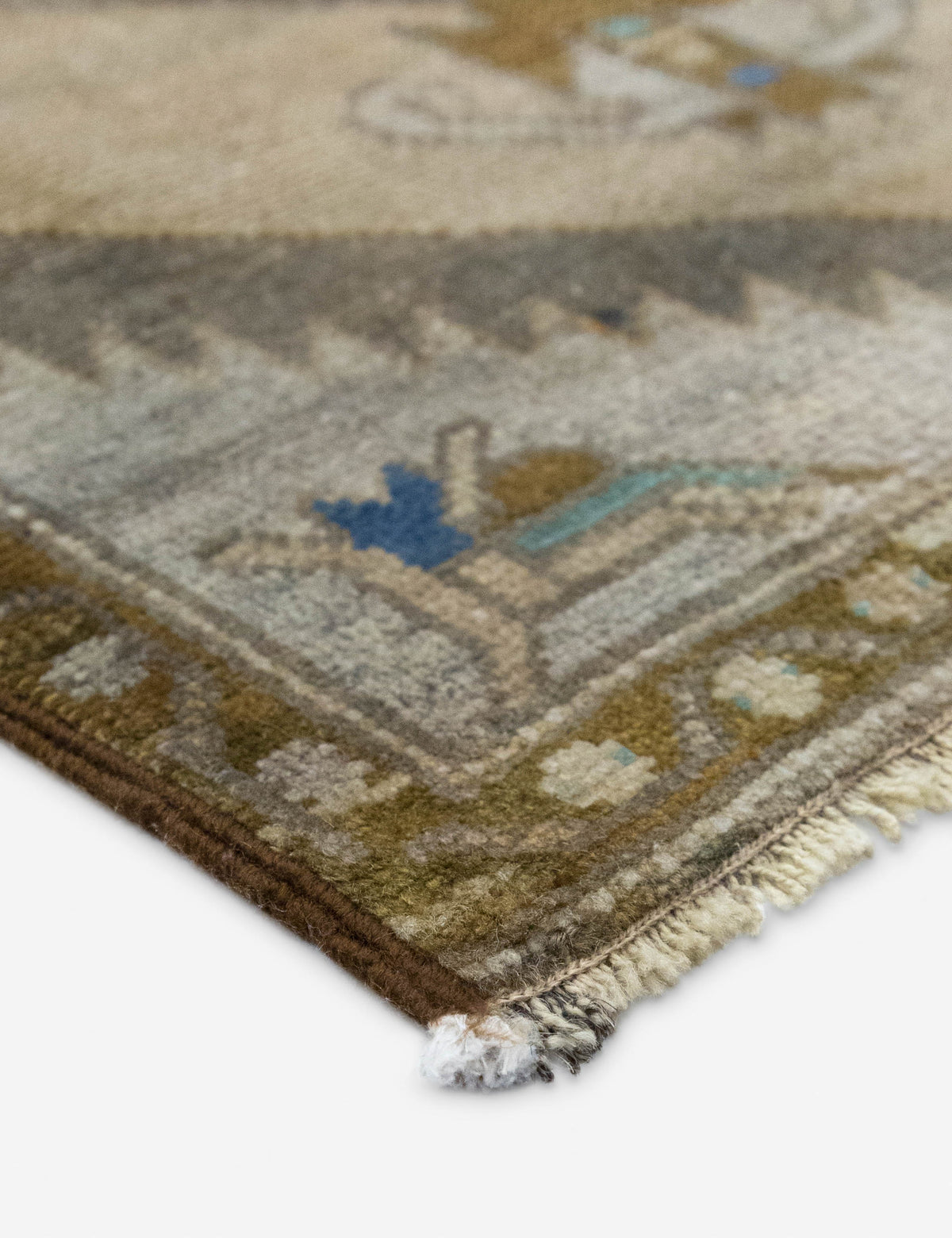 Vintage Turkish Hand-Knotted Wool Mini Rug No. 318, 1'7" x 2'8"