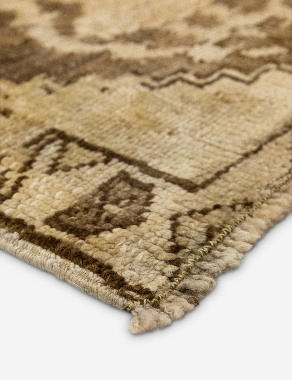Vintage Turkish Hand-Knotted Wool Mini Rug No. 319, 1'6" x 3'1"