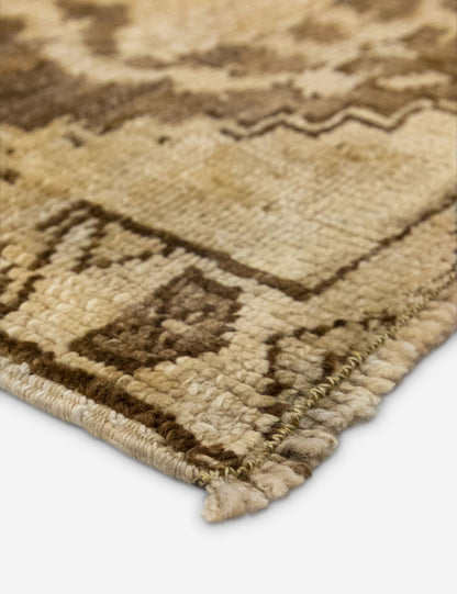 Vintage Turkish Hand-Knotted Wool Mini Rug No. 319, 1'6" x 3'1"