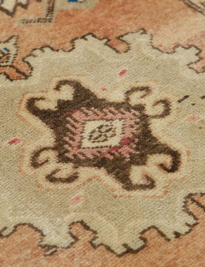 Vintage Turkish Hand-Knotted Wool Mini Rug No. 320, 1'6" x 3'4"