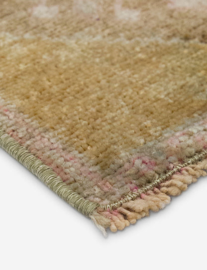 Vintage Turkish Hand-Knotted Wool Mini Rug No. 321, 1'2" x 2'8"