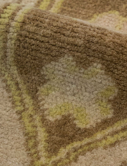 Vintage Turkish Hand-Knotted Wool Mini Rug No. 323, 1'4" x 2'4"