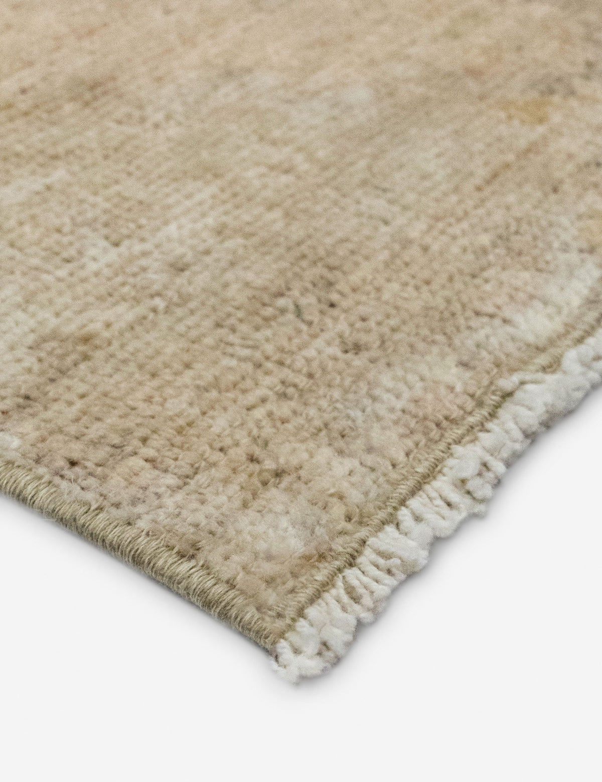 Vintage Turkish Hand-Knotted Wool Mini Rug No. 324, 1'4" x 2'4"