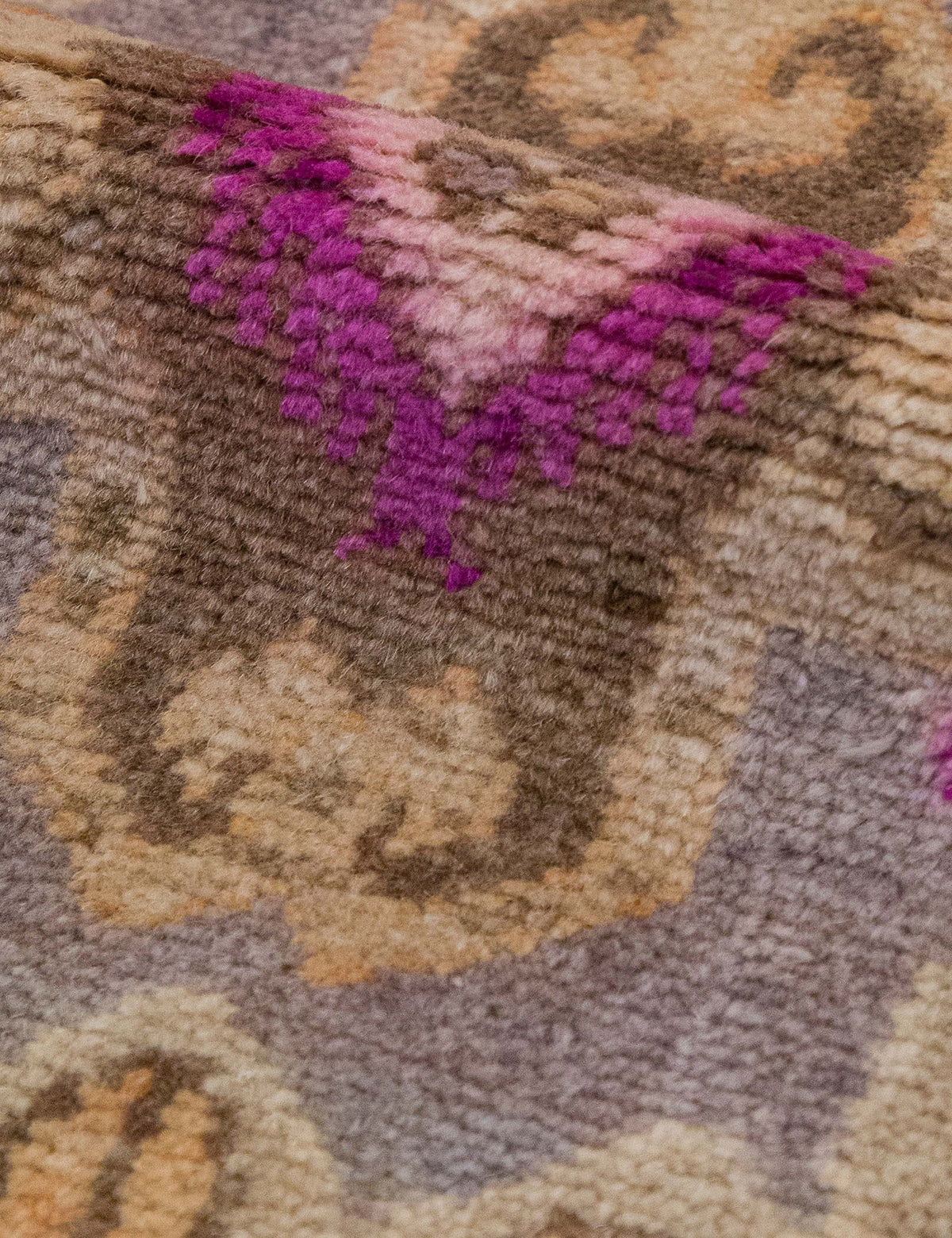 Vintage Turkish Hand-Knotted Wool Mini Rug No. 328, 1'5" x 3'5"