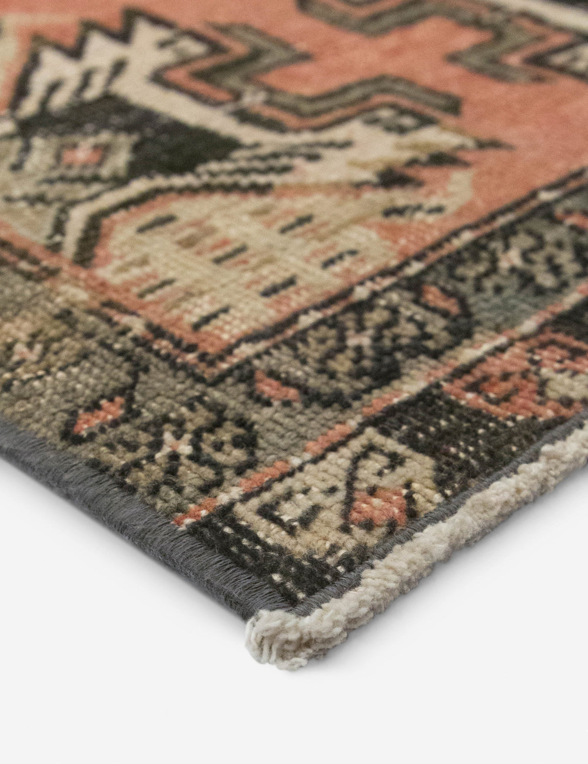 Vintage Turkish Hand-Knotted Wool Mini Rug No. 329, 1'6" x 3'4"