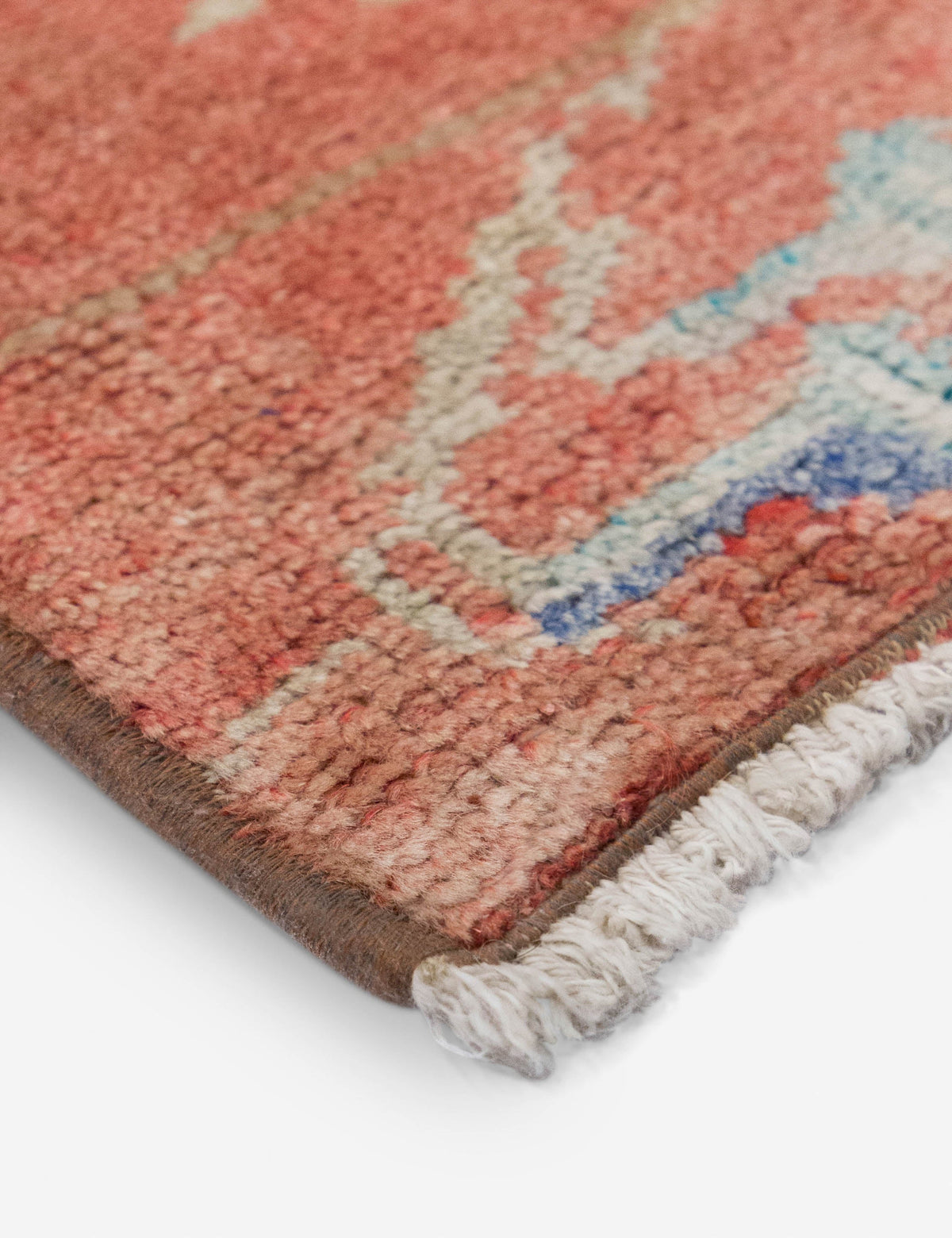 Vintage Turkish Hand-Knotted Wool Mini Rug No. 331, 1'7" x 3'6"